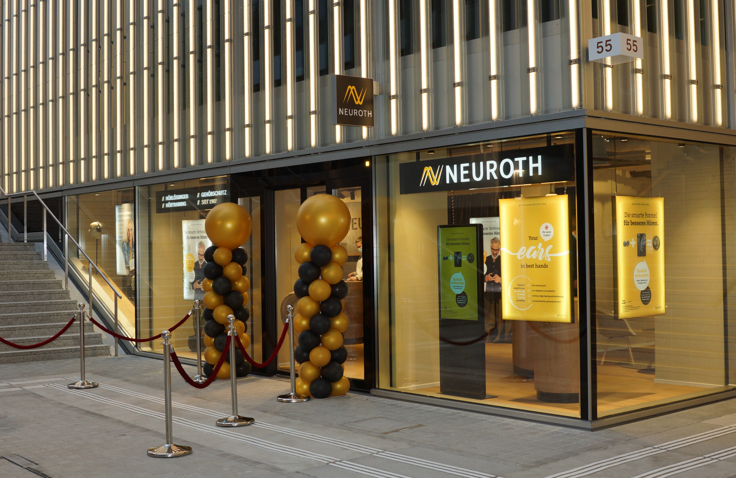 Hörakustikspezialist Neuroth eröffnete neues Hörcenter im Circle am Flughafen Zürich